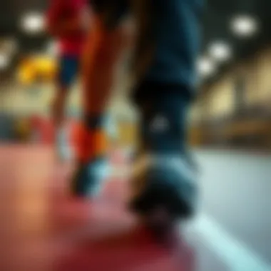 Durable shoes for active children engaged in sports