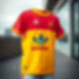 Stylish Adidas baby t-shirt in vibrant colors