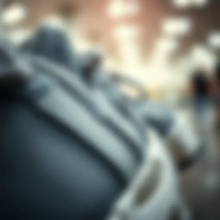 Close-up of Adidas shoe detailing emphasizing quality and design