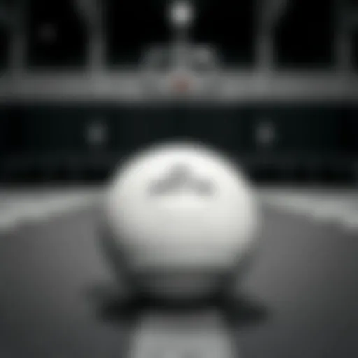 Adidas Niteball Elegance Elegant design of Adidas Niteball in black and white