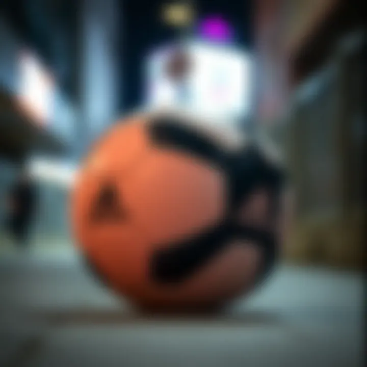 Adidas Niteball showcased in an urban setting