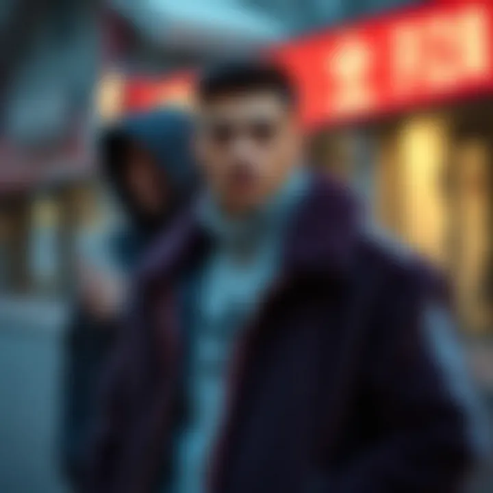 Outfit Styles with adidas Plush Coat Different styles of outfits incorporating adidas plush coats