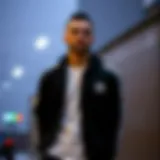 Stylish black cardigan showcasing versatility