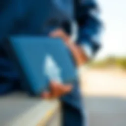 Elegant blue adidas wallet showcasing design features