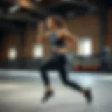 Dynamic performance of Air 270 React in action during a workout