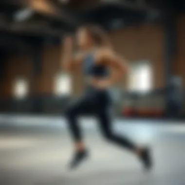 Dynamic performance of Air 270 React in action during a workout