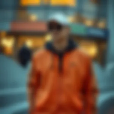 Stylish look of Air 270 React paired with athletic wear