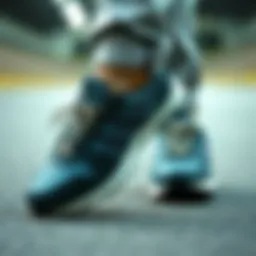 A stylish pair of athletic shoes perfect for casual wear.