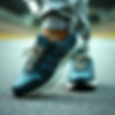 A stylish pair of athletic shoes perfect for casual wear.