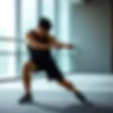 Dynamic stretching routine for leg muscle recovery