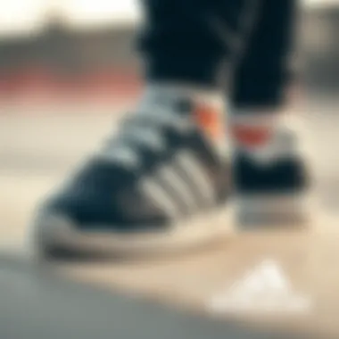 Adidas Baby Shoes: Design and Comfort Close-up of Adidas baby shoes showcasing design and comfort