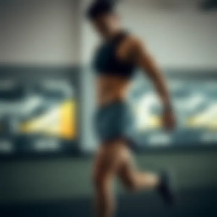 Athlete performing with bermude shorts during a workout