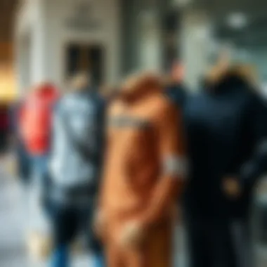 Various bermude styles displayed in a trendy setting