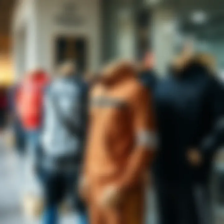 Various bermude styles displayed in a trendy setting