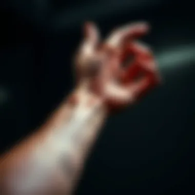 Anatomical structure of wrist tendons