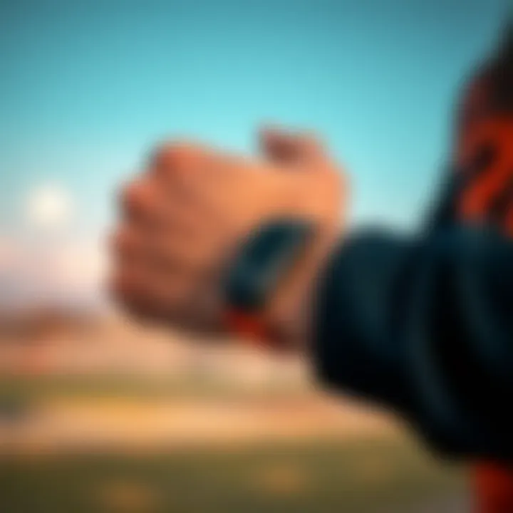 Stylish wristbands enhancing athletic performance