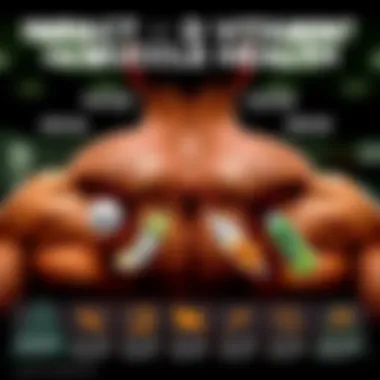 Infographic demonstrating the impact of vitamin D on muscle health