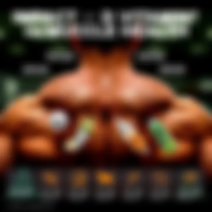 Infographic demonstrating the impact of vitamin D on muscle health