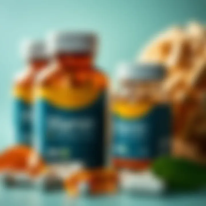 A selection of supplements providing additional vitamin D