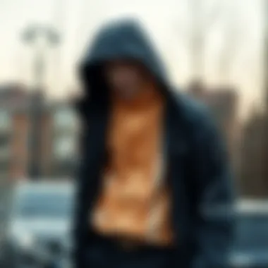 Stylish rain jacket suitable for outdoor sports