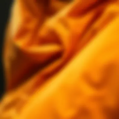 Close-up of waterproof fabric showcasing quality