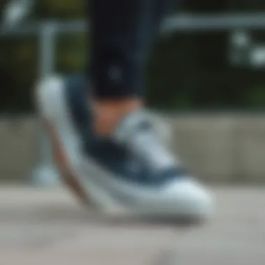 Fashionable outfit pairing with canvas shoes