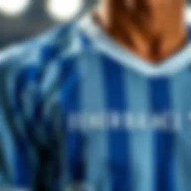 Intricate Design Features of Fenerbahçe 2021 Jersey Detailed view of Fenerbahçe 2021 jersey design elements