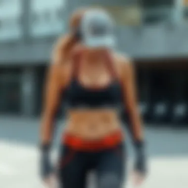 Stylish and functional athletic wear designed for fitness activities