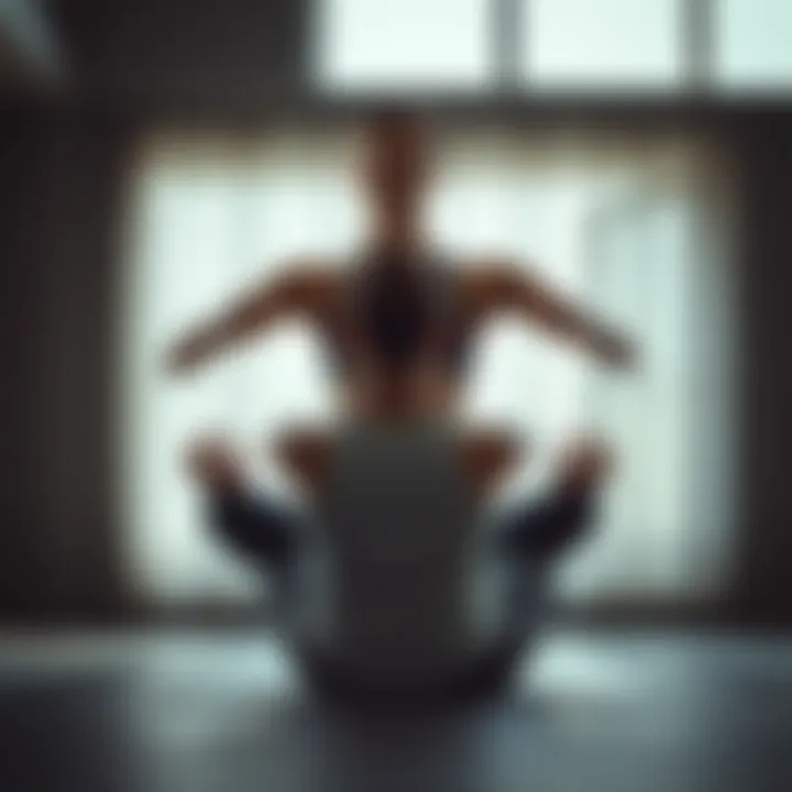 Meditative exercise promoting mental clarity and peace