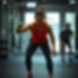 Dynamic workout session showcasing various fitness disciplines