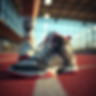 Athletic footwear that enhances height perception