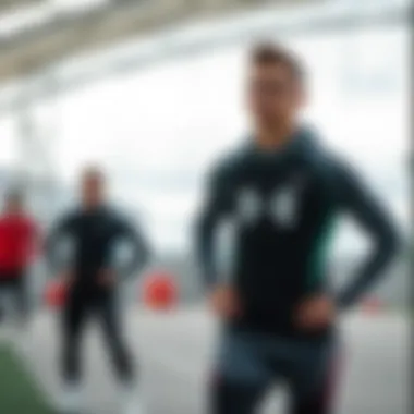 High-performance sportswear displayed on athletes