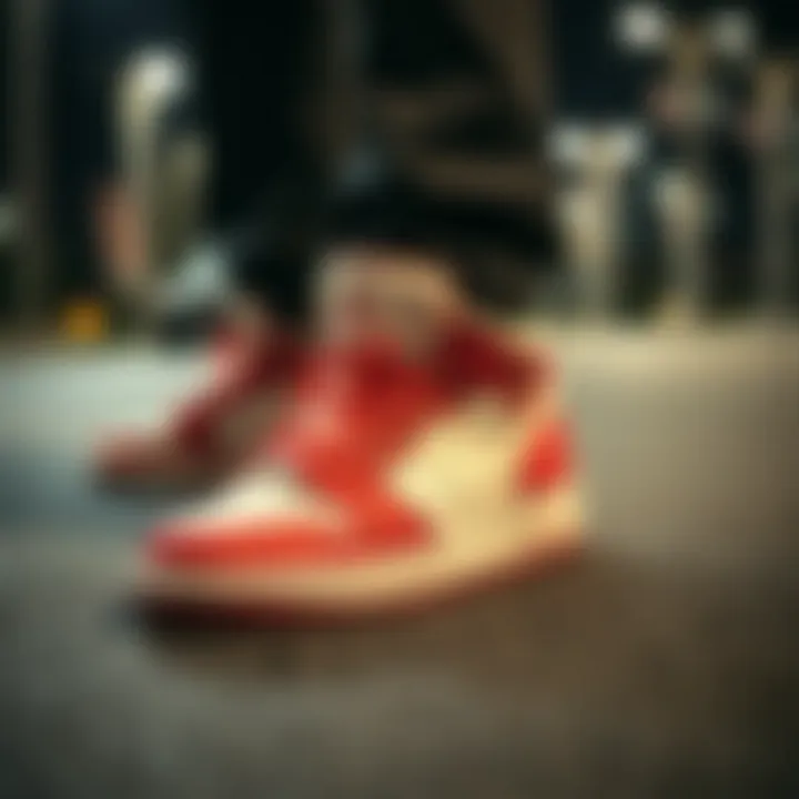 Stylish street fashion featuring Jorden sneakers