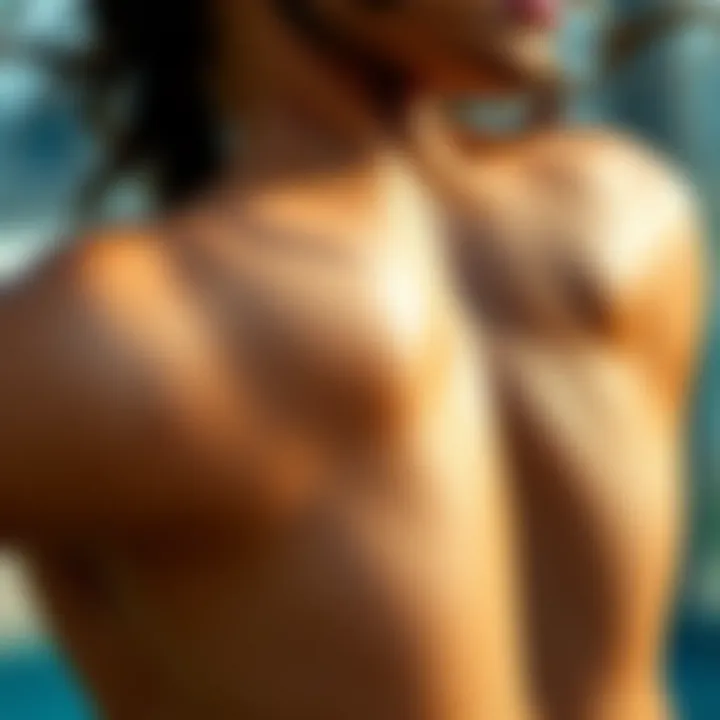 Illustration of keratin's role in body health