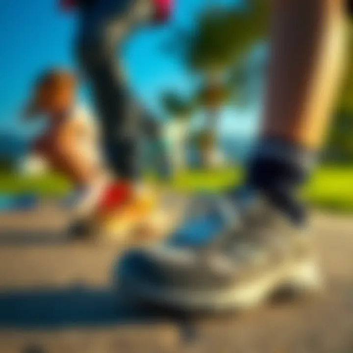 Joy and Comfort: Kids Loving Their Skechers Shoes Kids enjoying their Skechers shoes