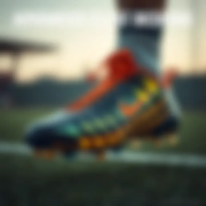 An infographic illustrating the technology behind advanced cleat designs