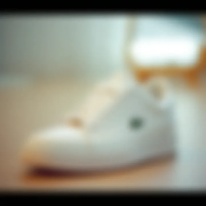 Tips for Caring for White Lacoste Shoes Maintenance tips for keeping white shoes clean