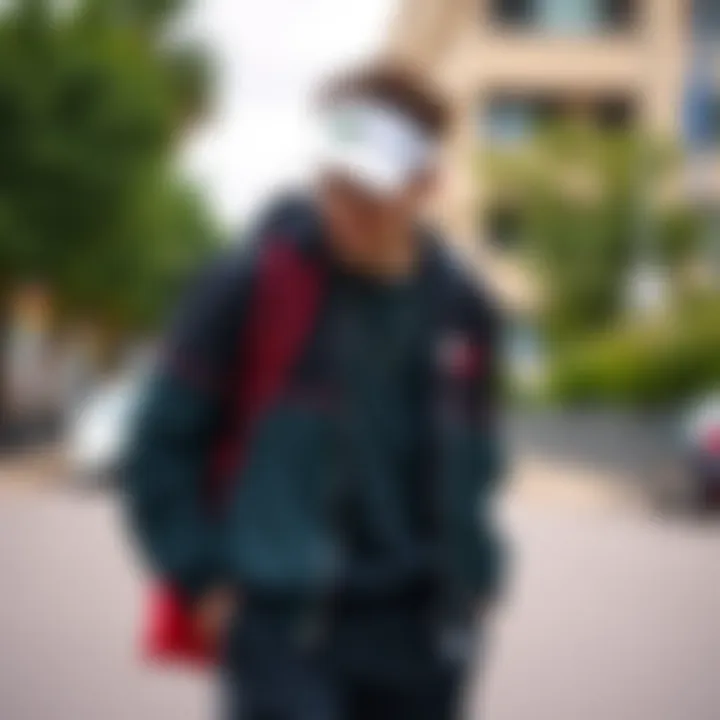 Stylish outfit combinations with Lacoste Run Breaker