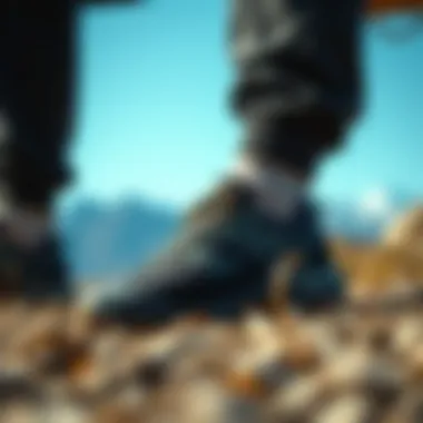 A user experiencing comfort while hiking with Lowa shoes