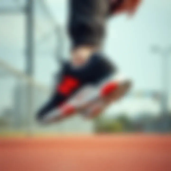 Athletic performance in action with New Balance 530 sneakers