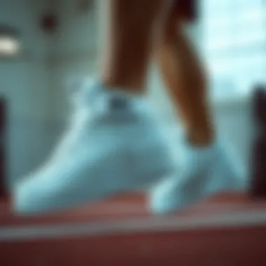 Nike Air Force in an athletic setting showcasing performance