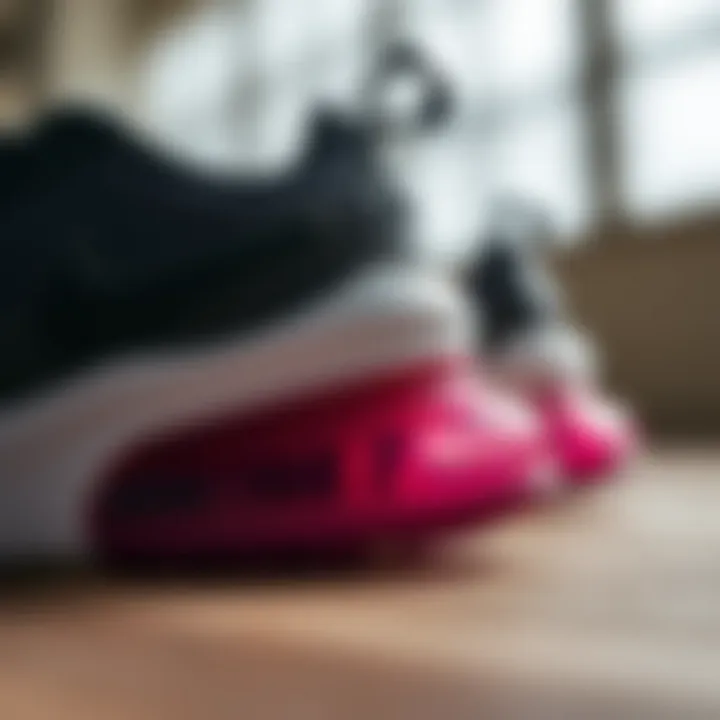 Close-up of the Air Max cushioning technology
