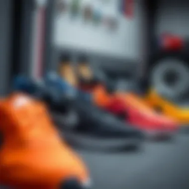 Variety of Colors and Materials in Nike Bandaj Nike bandaj displayed with various color options and materials.