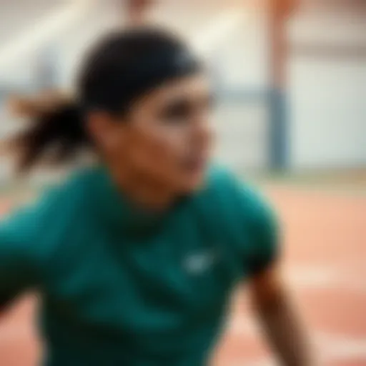 Versatile Use of Nike Bandaj in Training Dynamic athlete showcasing the versatility of Nike bandaj during training.