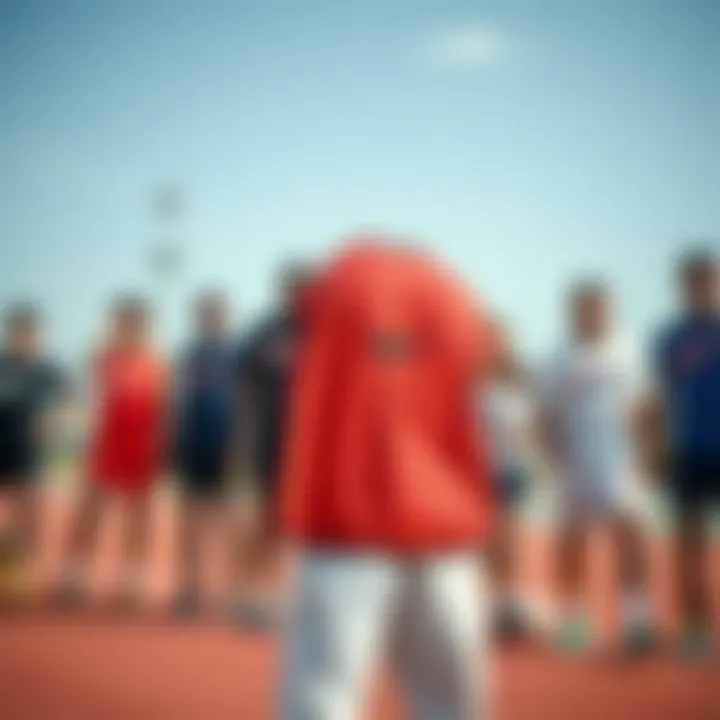 Diverse Applications of Nike Bandaj in Sports Group of athletes wearing Nike bandaj across different sports.