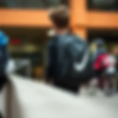 Durable Nike children's backpack suitable for various activities