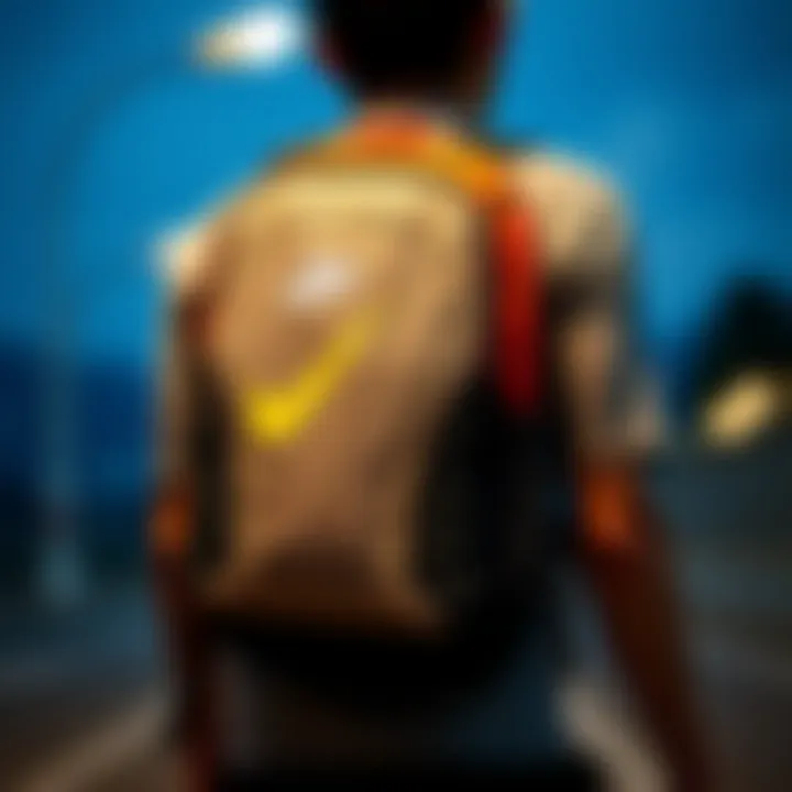 Nike backpack featuring ergonomic design for comfort