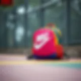 Stylish Nike children's backpack showcasing vibrant colors