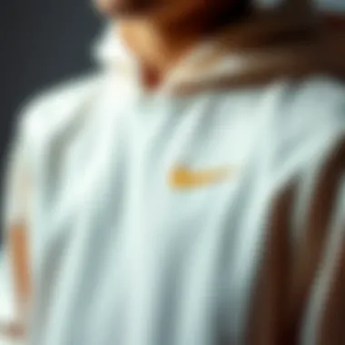 A close-up of the innovative materials used in Nike children's apparel.