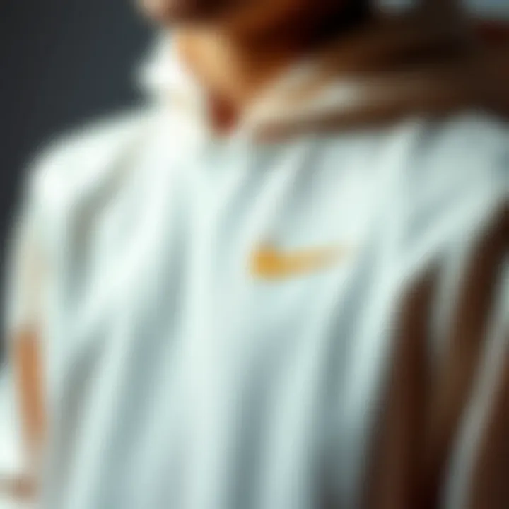 A close-up of the innovative materials used in Nike children's apparel.